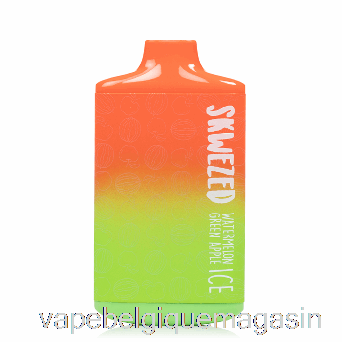 Vape Jetable Skwezed 5k Jetable Pastèque Pomme Verte Glace